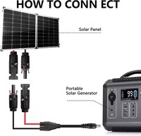 Haute qualité 1500V 45A pour panneau de connecteur photovoltaïque MC4 1000V étanche IP67 Norme nationale pour l'alimentation mâle/femelle