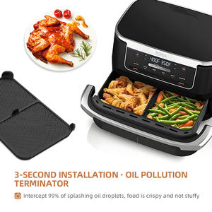 Garde-boue de friteuse à air en silicone Offre Spéciale pour <span class=keywords><strong>Ninja</strong></span> AF500EU anti-éclaboussures réutilisable pour <span class=keywords><strong>accessoires</strong></span> de friteuse à air <span class=keywords><strong>Ninja</strong></span> <span class=keywords><strong>Foodi</strong></span> 10.4L - Product Image 3