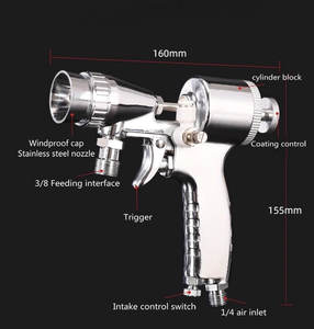 Bunte Wasserlatex-Farb spritzpistole für Außenwand grundierung und pneumatische Teile der Maschinen lackier pistole - Product Image 6