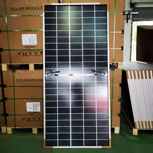 EUA Armazém 590 W 595 W painel solar bifacial fotovoltaico NY HOUSTON CLEVELAND Módulos de estoque para o mercado dos EUA