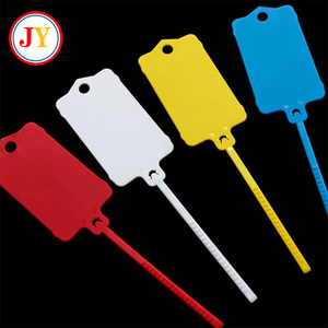 100 Etiquetas Colgantes de PVC Reutilizables, Etiquetas de Plástico en Blanco con <span class=keywords><strong>Cinta</strong></span> de Sellado Dentada, Etiquetas Impermeables Autoblocantes <span class=keywords><strong>para</strong></span> <span class=keywords><strong>Llaves</strong></span> de Coche - Product Image 3