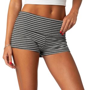 King Mcgreen Star Nuovi <span class=keywords><strong>Pantaloncini</strong></span> Estivi a Righe <span class=keywords><strong>da</strong></span> <span class=keywords><strong>Donna</strong></span>, Aderenti, per Corsa, Allenamento <span class=keywords><strong>e</strong></span> Yoga - Product Image 5