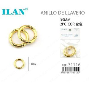 Portachiavi Ilan 35mm color oro per accessorio portachiavi - Product Image 1