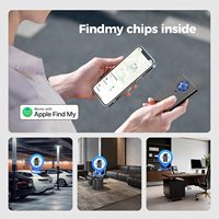 Penjepit Uang Pintar Serat Karbon Premium Grosir dengan Chip Pelacak RFID Terintegrasi, Tipis Minimalis untuk Saku Depan, Dompet Kartu Pria