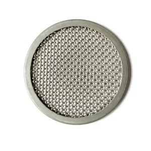 Disque filtrant spl à bord en treillis métallique tissé en acier inoxydable SS 304 pour système d'irrigation goutte à goutte