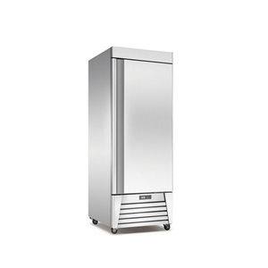 Refrigerador/Congelador Vertical Comercial de Acero Inoxidable con Control Digital y Congelación Rápida - Product Image 1