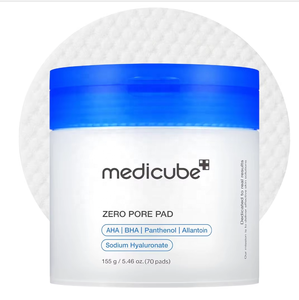 แผ่นเช็ดทำความสะอาดรูขุมขน Zero Pore Pad ของเกาหลี Medicube ผลิตภัณฑ์ดูแลผิวหน้า ด้วยกรดซาลิไซลิก ช่วยผลัดเซลล์ผิว ลดรูขุมขน ด้วย <span class=keywords><strong>AHA</strong></span> <span class=keywords><strong>และ</strong></span> <span class=keywords><strong>BHA</strong></span> - Product Image 1