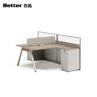 Bureau d'ordinateur moderne en bois avec pieds en métal - Durable et écologique pour la maison, le bureau, l'hôpital, l'utilisation commerciale