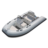 Console centrale CE 3.6m, bateau de pêche, coque en fibre de verre, mini bateau à vitesse tendre 360