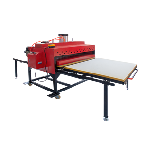 Presse à chaud pneumatique à plateau plat pour l'impression de plaques - Banc de travail commercial automatique avec composants finis - Product Image 3