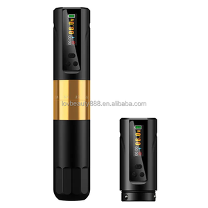 1600mAh Wireless Tattoo <b>Pen</b> Machine Adjustable Stroke Frequency Kick Start PMU Gun - Product Image 2