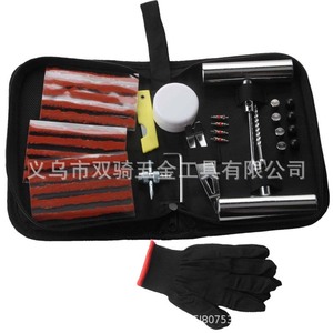 Tire Repair Kit 46 Piece Alloy Tool Set For Automotive Vehicle Maintenance Cloth Bag Packaging - Product Image 3