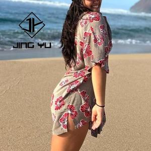 Robes chemise pour femmes sur mesure, imprimées, décontractées, maillots de bain et vêtements de plage, jupes mi-longues - Product Image 3