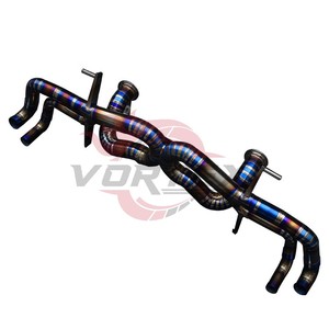 ท่อไอเสียไทเทเนียม Vortex สำหรับ LP610-4 Lamborghini Huracan LP580-2เผาท่อตรงสีฟ้า catback ท่อคู่ X - Product Image 3