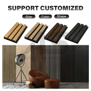 Tùy chỉnh akupanel âm thanh bằng gỗ tấm Tường 2.8m * 0.6m Veneer kết thúc cách âm và kỹ thuật số in tường Bảng điều khiển - Product Image 2