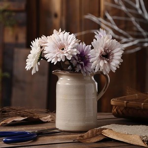 Gray Small <strong>Vase</strong> Ceramic B&amp;B Inn Art <strong>Vase</strong> Ornaments <strong>Personalised</strong> Ceramic Jug <strong>Vase</strong> Mum Valentine Flower Jug - Product Image 4