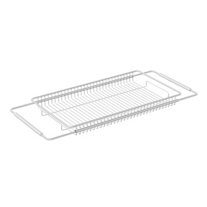 Égouttoir de sol transfrontalier moderne et simple pour évier, panier de drainage pour <span class=keywords><strong>lave</strong></span>-<span class=keywords><strong>vaisselle</strong></span>, support de rangement télescopique en acier inoxydable pour bols - Product Image 6