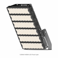 Projecteurs LED sportifs 1200W 1400W en aluminium, IP65, FCC, 100 degrés, 220V, blanc chaud, excellents pour gymnases