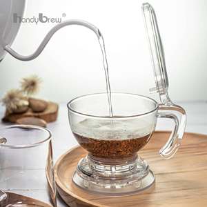 Bouteille infuseur à thé en vrac transparente et robuste avec poignée, personnalisable avec logo, sans BPA, pour bureau et garde-manger – Meilleure vente, avec système de distribution intelligent - Product Image 4