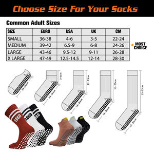 <span class=keywords><strong>Calcetines</strong></span> de Yoga con Agarre y Logotipo Personalizado para Mujer, <span class=keywords><strong>Antideslizantes</strong></span>, de Algodón Ecológico, Transpirables, para Fitness y Pilates - Product Image 5