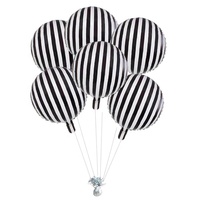 Ballon en aluminium Tongxu noir et blanc motif drapeau de course, 18 pouces, pour fêtes, anniversaires, Halloween, Noël, Pâques, Nouvel An