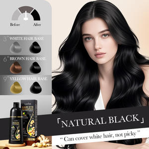 ผลิตภัณฑ์แบรนด์ส่วนตัว: น้ำยาย้อมผมสีดำขิงและโสม 500 มล. - สีน้ำตาลวอลนัทดำธรรมชาติ - Product Image 5