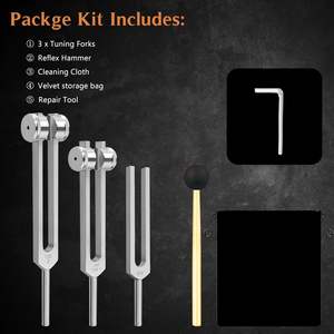 ชุดส้อมเสียงโลหะ 512Hz สำหรับบาสซูน การบำบัดด้วยเสียงทางการแพทย์ การทำสมาธิ การซ่อมแซม DNA ของขวัญที่ดีที่สุดสำหรับผู้บำบัด เครื่องปรับจูนกีตาร์ OEM - Product Image 6