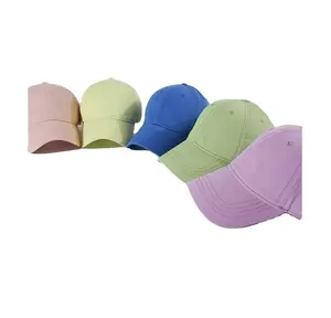 Wholesale Cheap 6 Panel Solid Color Multi Color Sports Caps Sunshade Hats Baseball Caps