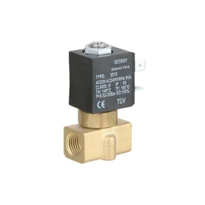 Stainless Steel Solenoid Valve Control 1/8"-1/4" Miniature 3 Way Brass Solenoid Valve Direct Acting NC NO Valve