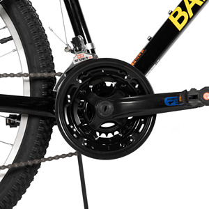 Vélo de montagne JOYKIE Hiland 26 pouces 24 pouces 18 vitesses avec frein à patin Cadre en acier à haute teneur en carbone le plus vendu pour les jeunes femmes hommes - Product Image 3