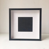 Chine usine en gros 12x12 pouces Shadow Box Frame blanc noir 30x30 cm 3D Hollow Box Frame 1.2 pouces 3cm Profondeur intérieure en verre