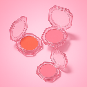 <span class=keywords><strong>Palette</strong></span> de poudre libre compacte en plastique vide de forme hexagonale personnalisée avec logo couleur portable de 10 g - Product Image 1