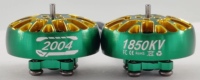 מנוע ללא פחמים HAOHENG 2004 1850KV/2500KV/3000KV IP54 עמיד למים מגנט קבוע סגסוגת טיטניום 3-6S 12-24V 15.26-25.82A רחפן