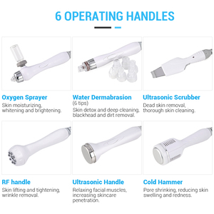 เครื่องพ่นไอน้ำกำจัดสิวเสี้ยน 7 in 1 แบบพกพา รุ่น Hydra Dermabrasion - Product Image 6