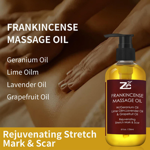 Miscela di oli essenziali 100% naturali di lavanda e incenso, olio da massaggio calmante <span class=keywords><strong>per</strong></span> aromaterapia, <span class=keywords><strong>per</strong></span> alleviare l'ansia. - Product Image 5