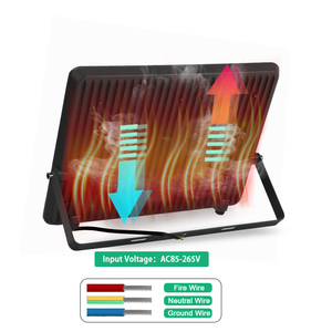 Ý tưởng sản phẩm mới <span class=keywords><strong>2025</strong></span> 200 Watt lũ ngoài trời đèn IP66 DOB dẫn đèn lũ với cảm biến - Product Image 4