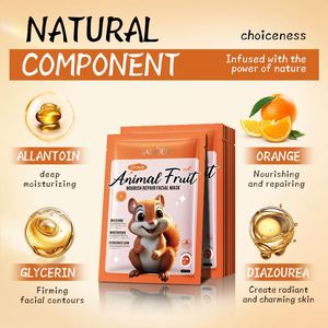 Mascarilla Facial OEM SADOER al por Mayor para el Cuidado <span class=keywords><strong>de</strong></span> la Piel con Extracto <span class=keywords><strong>de</strong></span> Naranja, Nutre, Repara, Hidrata Profundamente y Aclara la Piel - Product Image 6