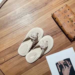 Flip-flops Ladies' Ankle Strap Sandals Summer Beachwear Style Indoor Use Flat Bottom Slip-On Anti-Slip <strong>Shoes</strong> Floral Pattern - Product Image 4