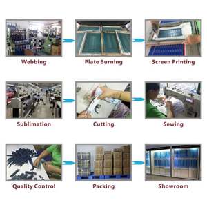 <b>Personalized</b> High Quality Low Price Nylon Lanyard <b>Keychain</b> Pink Polyester Custom Nylon Neck Strap - Product Image 4