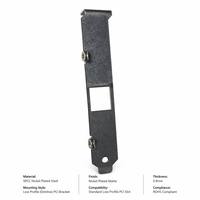 CNC Machined ITX SFF 2U Computer Case Rear Slot PCI Blank Bracket Dust Proof Shield for PC Chassis