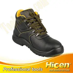 Buffalo Leather Unisex Safety Shoes with PU Outsole,Genuine Leather Safety Boots