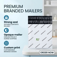 Échantillon GRATUIT OEM – Sac de Courrier 100% Compostable avec Logo Personnalisé, Emballage Réutilisable avec Double Bande Adhésive