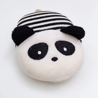 Éponges de bain de luxe pour bébé Panda, Grenouille, Renard – Éponge de douche en mousse naturelle pour nourrissons et tout-petits