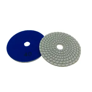 Concrete Grinding Pad 4Inch Diamond Polishing Pads OEM China 100mm Wet And Dry Resin Bond Flexible