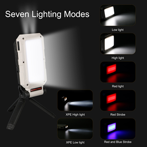 Cao Lumen Có Thể Sạc Lại Làm Việc Ánh Sáng Di Động Năng Lượng Mặt Trời Xe Sửa Chữa Ánh Sáng Cầm Tay Nam Châm Cơ Sở Đèn <span class=keywords><strong>LED</strong></span> SMD Đa Chức Năng <span class=keywords><strong>Worklight</strong></span> - Product Image 3