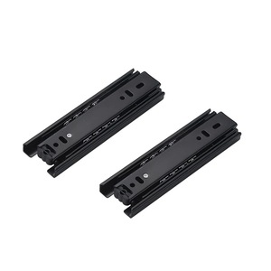 Glissières de tiroir à extension complète de 8 pouces, montage latéral, en acier galvanisé, pour meubles, armoires, petits tiroirs - Product Image 1