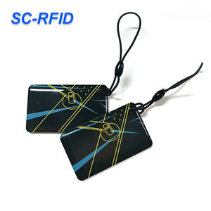 Sc-rfid高质量50 * 30毫米13.56mhz环氧黑色NFC门禁名片钥匙标签 - Product Image 5