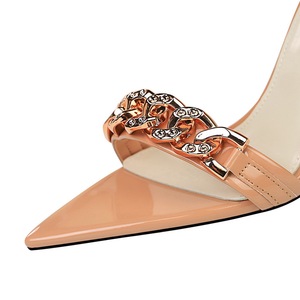 528-6 BIGTREE <span class=keywords><strong>moda</strong></span> coreana scarpe col tacco scava fuori spettacolo sottile banchetto sexy con sandali - Product Image 5