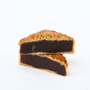 Camill Mooncake vecchia scuola per il Festival di metà autunno torta di luna in pasta di fagioli rossi puri con gusto dolce - Product Image 2