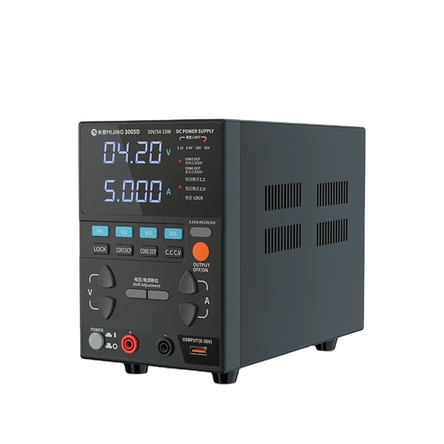 MIJING 3005D NC DC Power Supply 30V/5A Max Output USB Fast Charging Adjustable Voltage Regulator Bench Switching Power Supply